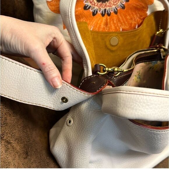 COACH 1941 BANDIT HOBO 39 LEATHER 86760 HANGTAG & BAG INSERT CHALK BRASS OXBLOOD - Picture 16 of 17